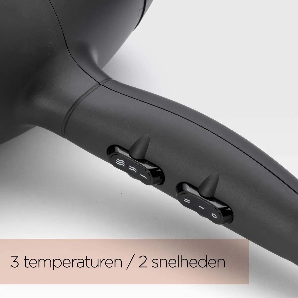 Babyliss Power Dry Light 2000 Föhn 5910E - 2000W - Grijs/Zwart