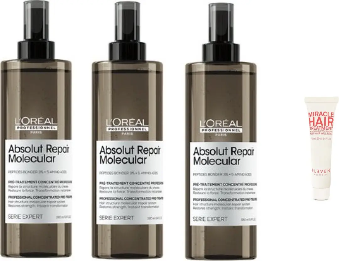 L'Oréal Professionnel Absolut Repair Molecular Pre-Treatment 190ml + Eleven Mir