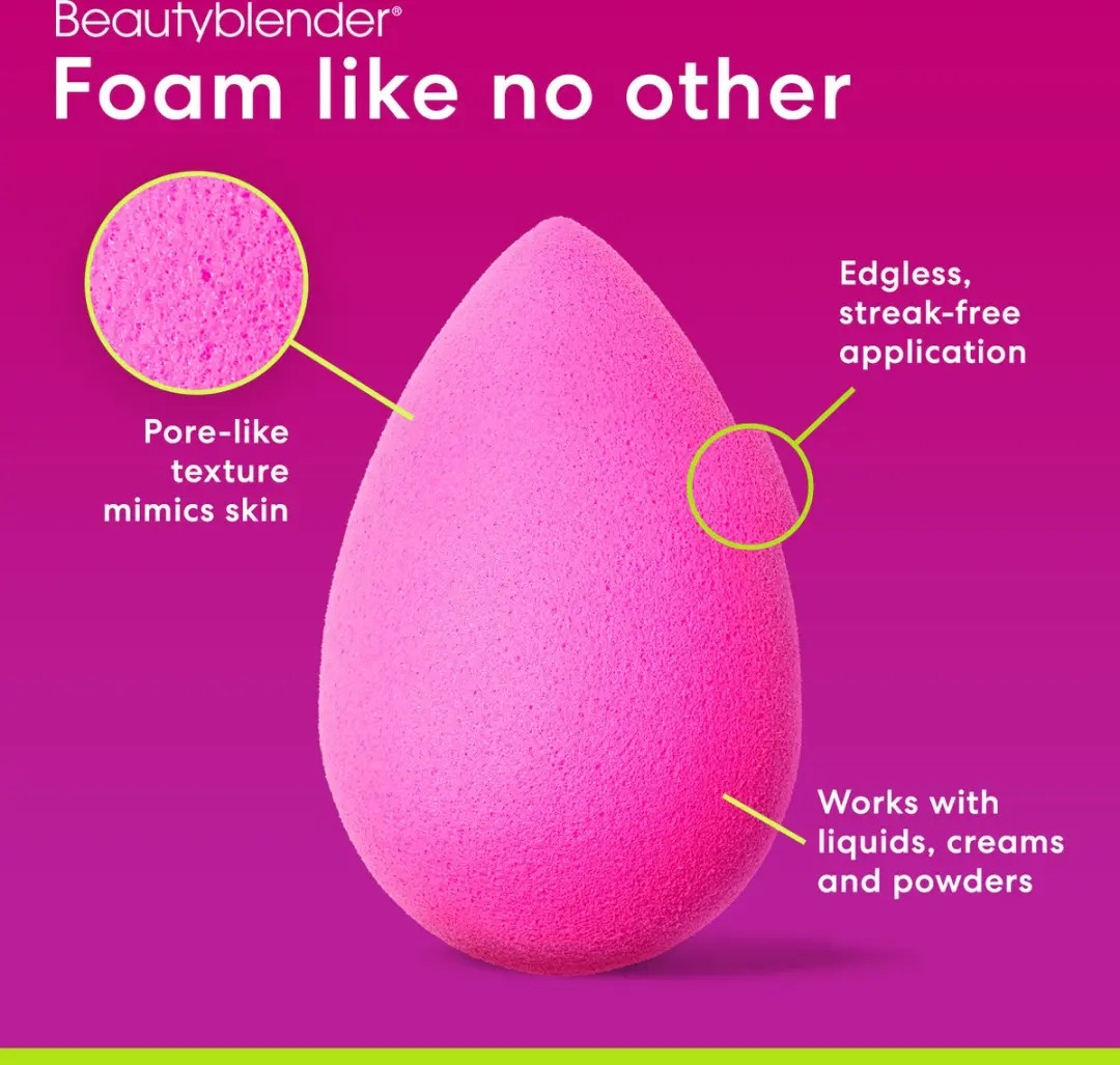 Beautyblender Original Makeup Sponge - 1 Stuk - Roze