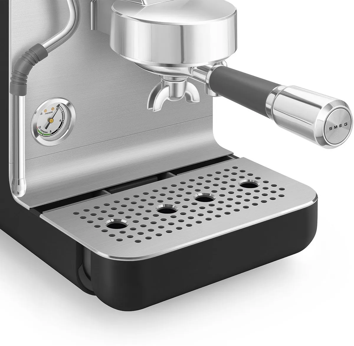 SMEG EMC02BLMEU - Espressomachine - Minipro - Mat zwart