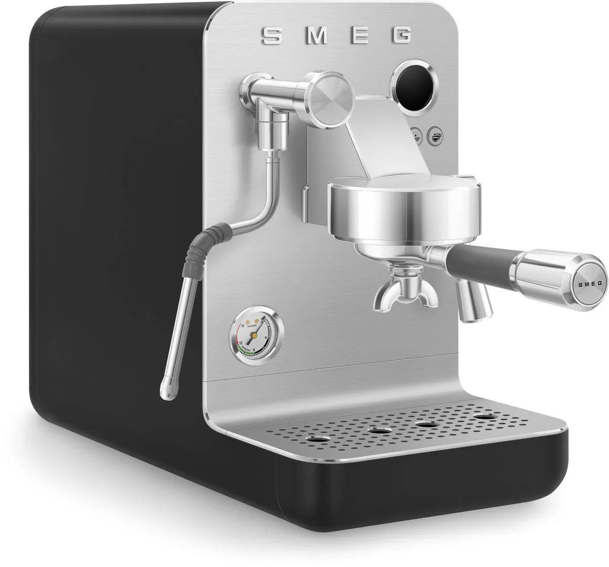 SMEG EMC02BLMEU - Espressomachine - Minipro - Mat zwart