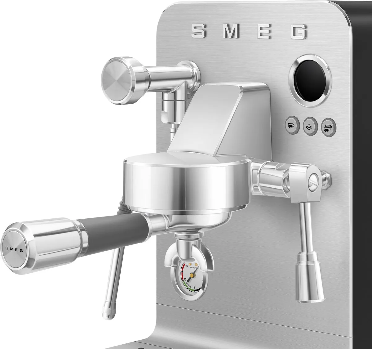 SMEG EMC02BLMEU - Espressomachine - Minipro - Mat zwart