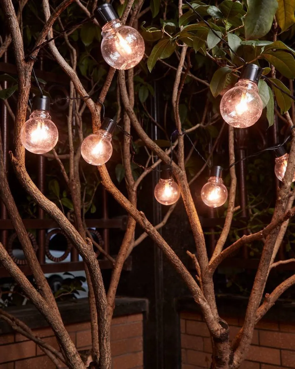 Eglo Partaj Lichtketting 450cm - 16 LED - Zwart - afbeelding 6 van 6
