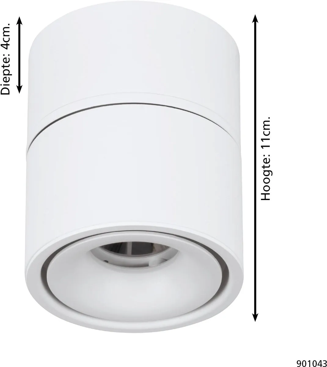 Eglo Bohoyo Opbouw/Inbouwspot 10cm - Wit