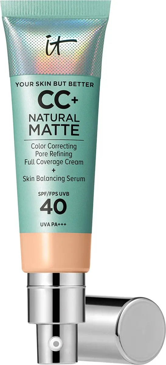 IT Cosmetics Your Skin But Better CC+ Natural Matte SPF40 Foundation Light Mediu