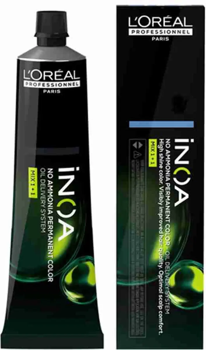 L'Oréal Professionnel iNOA 7 60G Haarkleurcrème - 60ml - Zwart