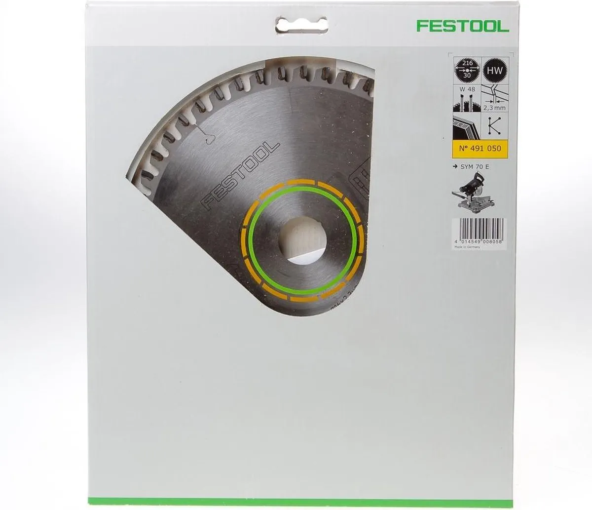 Festool Wood Fine Cut Cirkelzaagblad 216mm 48T - 491050
