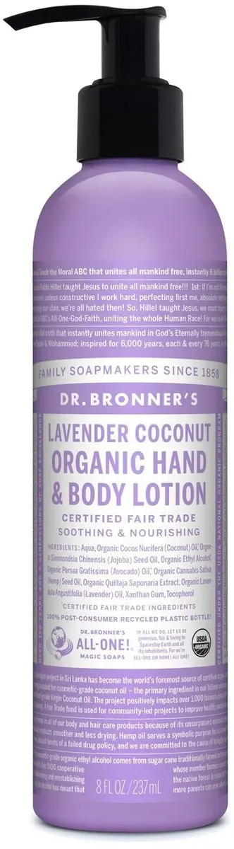 Dr. Bronner's Bodylotion Lavendel/Kokos 240ml