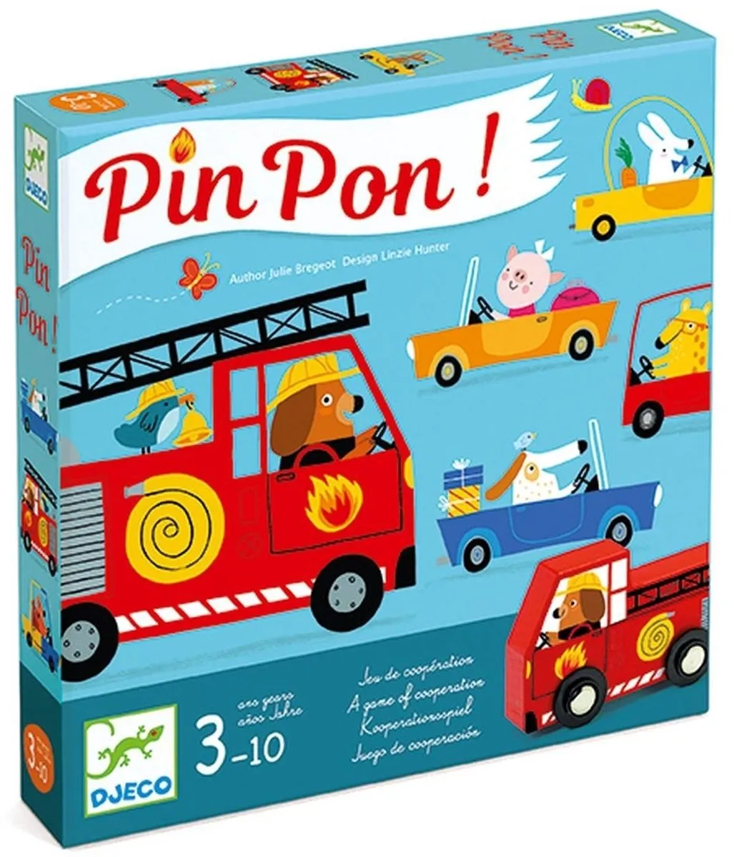 Djeco Pin Pon! Samenwerkingsspel - DJ08571 - Multicolor
