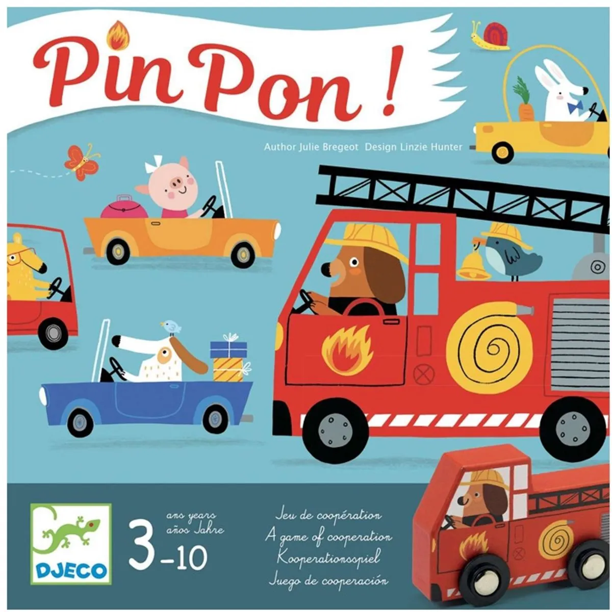 Djeco Pin Pon! Samenwerkingsspel - DJ08571 - Multicolor