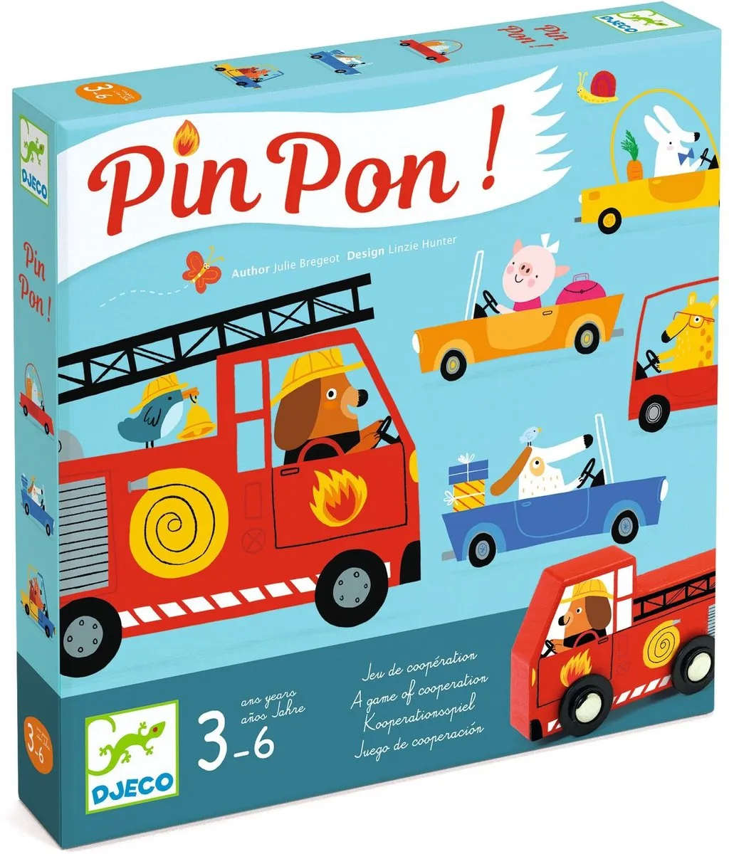Djeco Pin Pon! Samenwerkingsspel