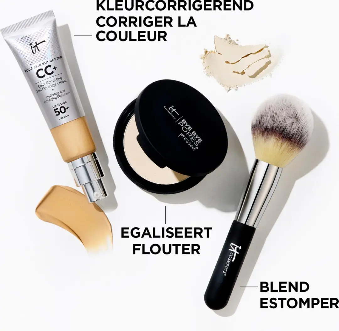 IT Cosmetics Bye Bye Pores Pressed Poeder - 9g - Translucent - afbeelding 6 van 6