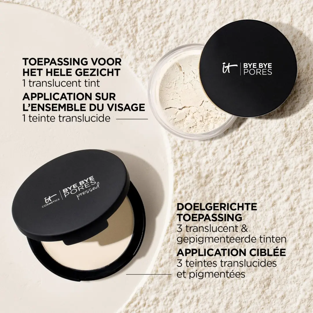 IT Cosmetics Bye Bye Pores Pressed Poeder - 9g - Translucent