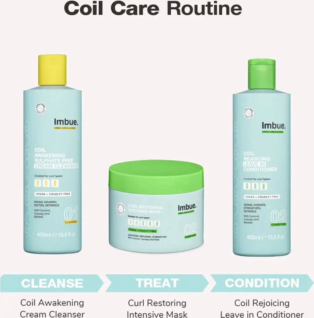 Imbue Coil Awakening Cream Cleanser 400ml