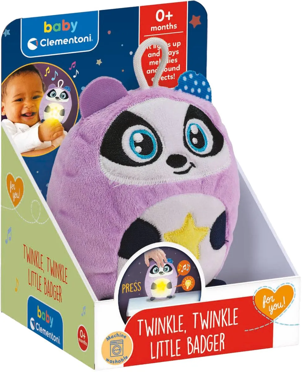 Clementoni Twinkle Twinkle Kleine Das Babyknuffel & Nachtlampje