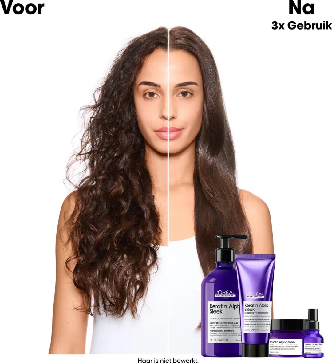 L'Oréal Professionnel Keratin Alpha Sleek Shampoo 500ml