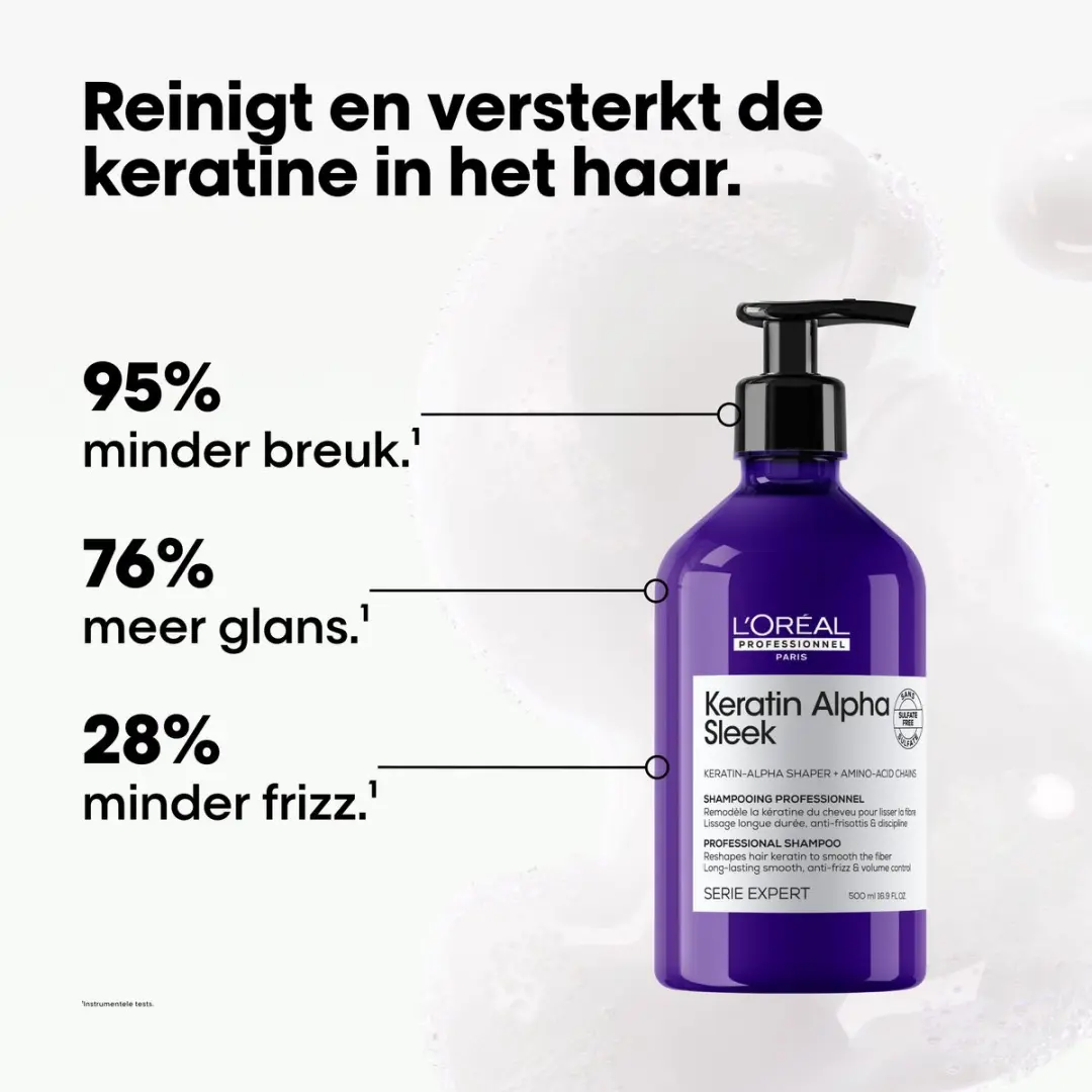 L'Oréal Professionnel Keratin Alpha Sleek Shampoo 500ml