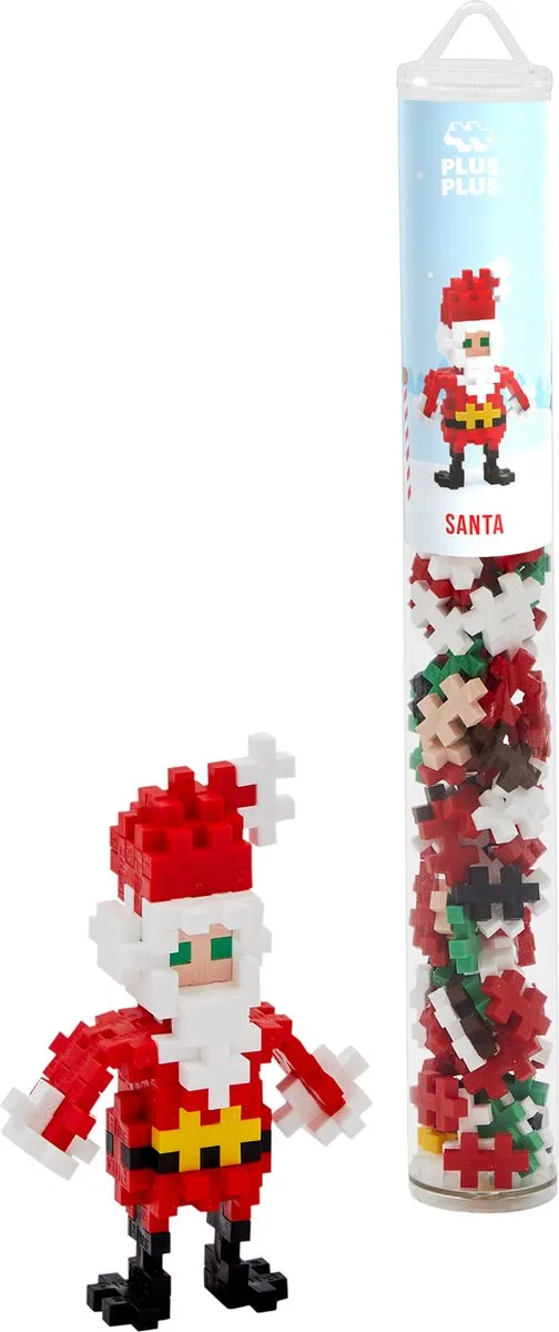 Plus-Plus Kerstman Bouwset 100-delig