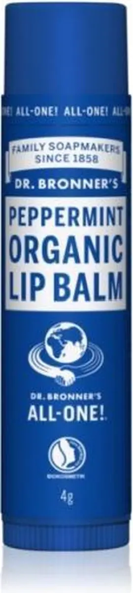 Dr. Bronner's Lippenbalsem Peppermint Organic - 4g
