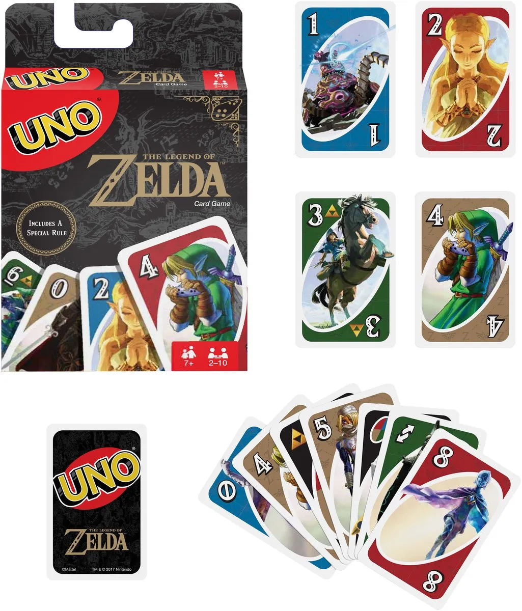 Mattel Games The Legend of Zelda UNO Kaartspel - MATTFMW19