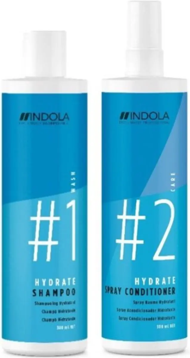 Indola Hydrate Shampoo & Spray Conditioner 2x 300ml