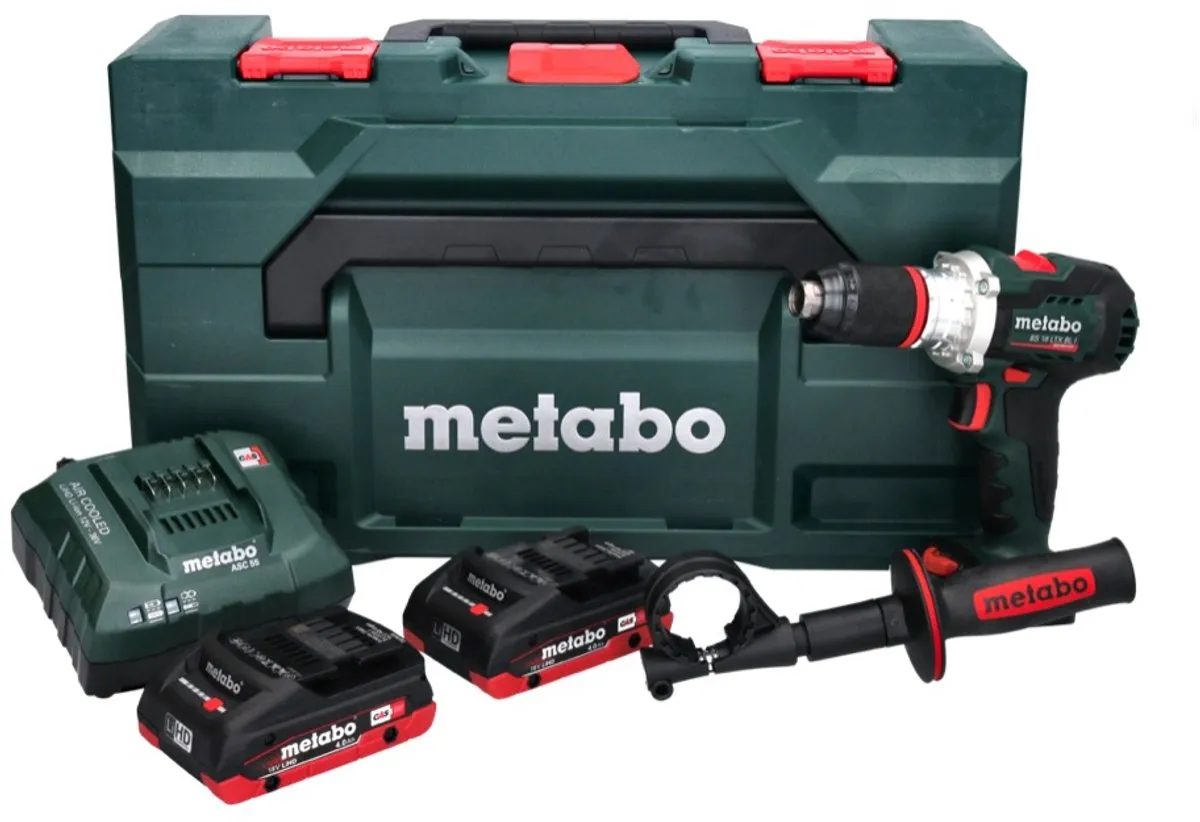 Metabo BS 18 LTX BL I Accuboormachine 18V 130Nm - 2x 4.0Ah Accu - afbeelding 3 van 5