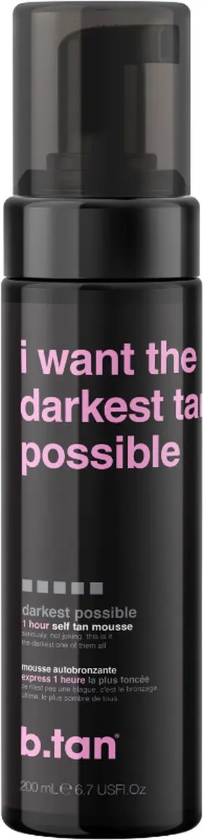 b.tan Zelfbruiner Donkerste Tan 200ml