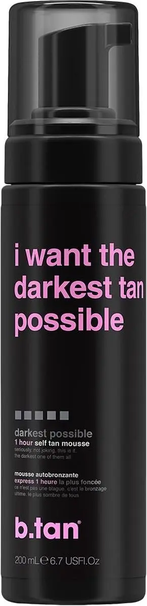 b.tan Zelfbruiner Donkerste Tan 200ml