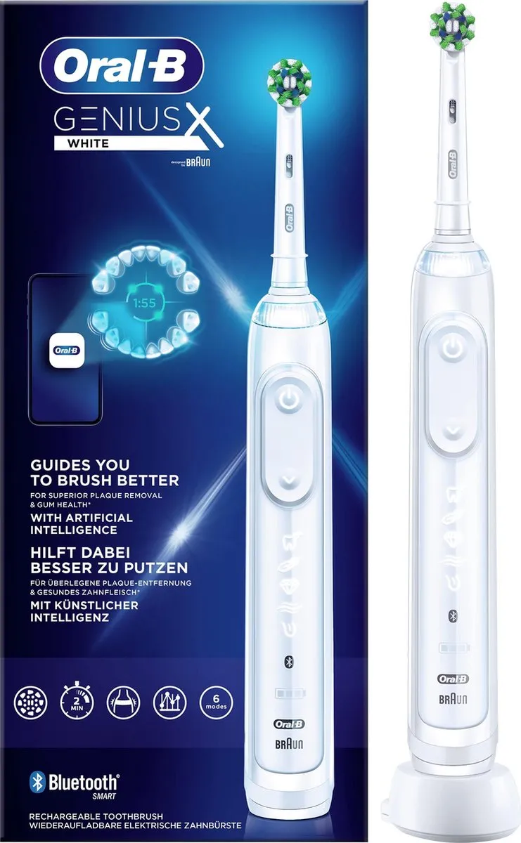 Oral-B Genius X Elektrische Tandenborstel - Wit