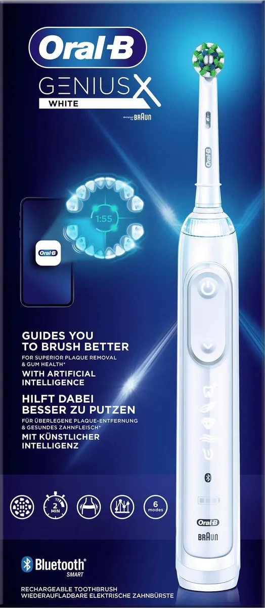 Oral-B Genius X Elektrische Tandenborstel - Wit