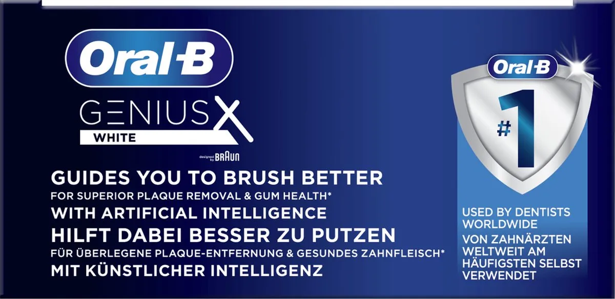 Oral-B Genius X Elektrische Tandenborstel - Wit
