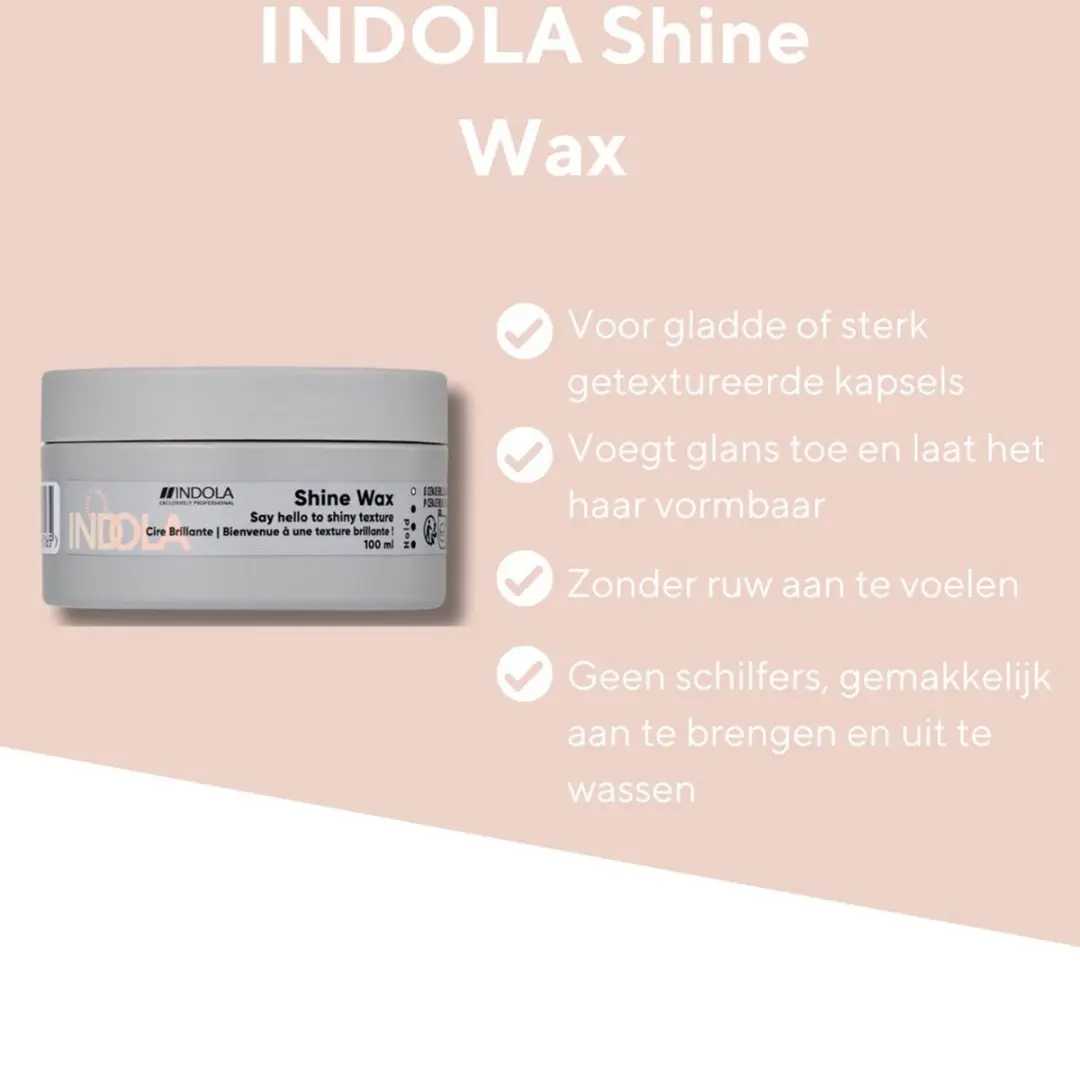 Indola Texture Shine Wax 100ml