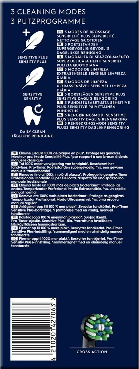 Oral-B Vitality PRO X Elektrische Tandenborstel - Zwart