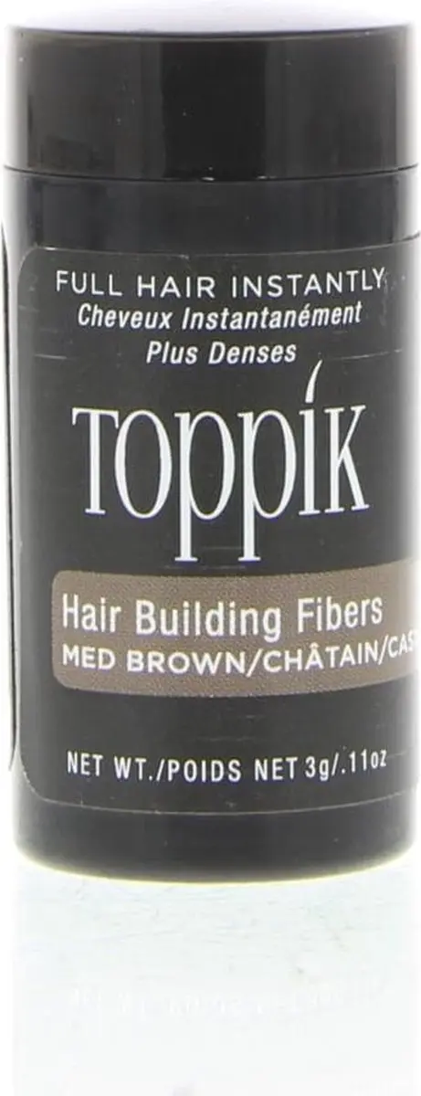 Toppik Hair Building Fibers Middenbruin - 55g