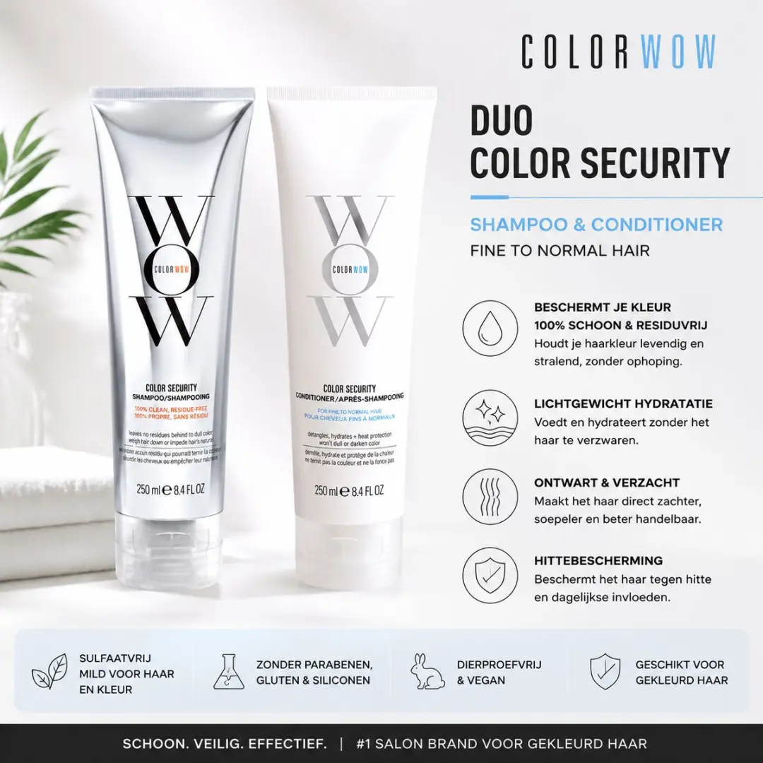 Color Wow Duo Color Security Shampoo & Conditioner 250ml