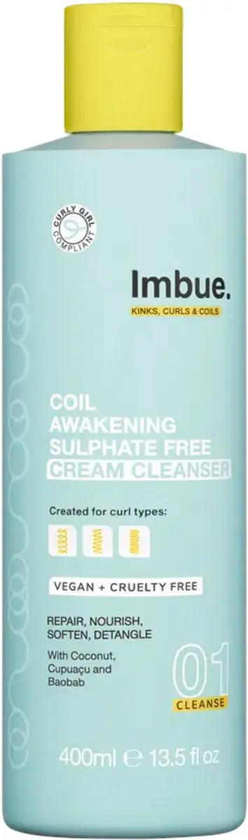 Imbue Coil Awakening Sulphatevrije Reinigingscrème 400ml