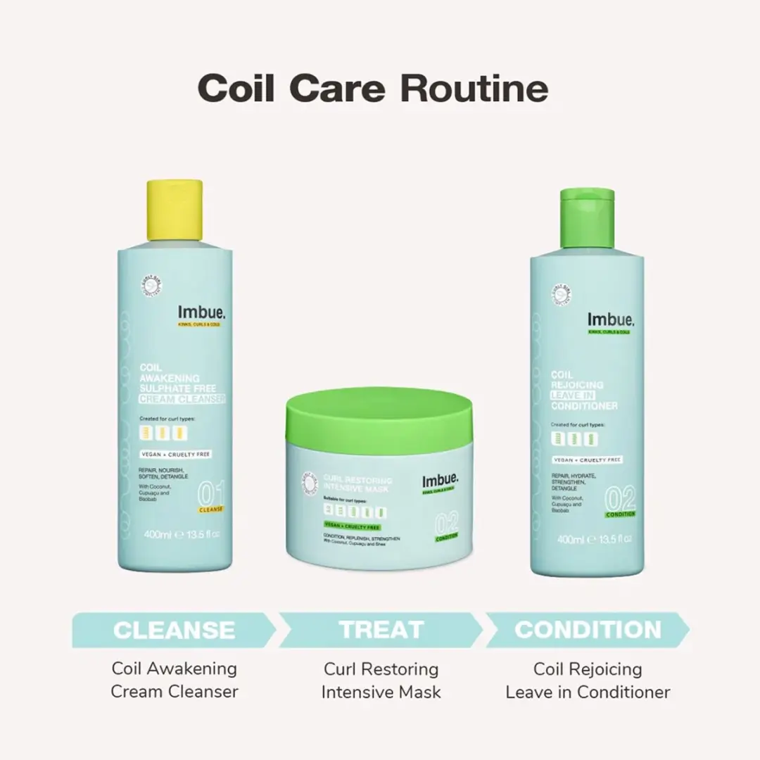Imbue Coil Awakening Sulphatevrije Reinigingscrème 400ml
