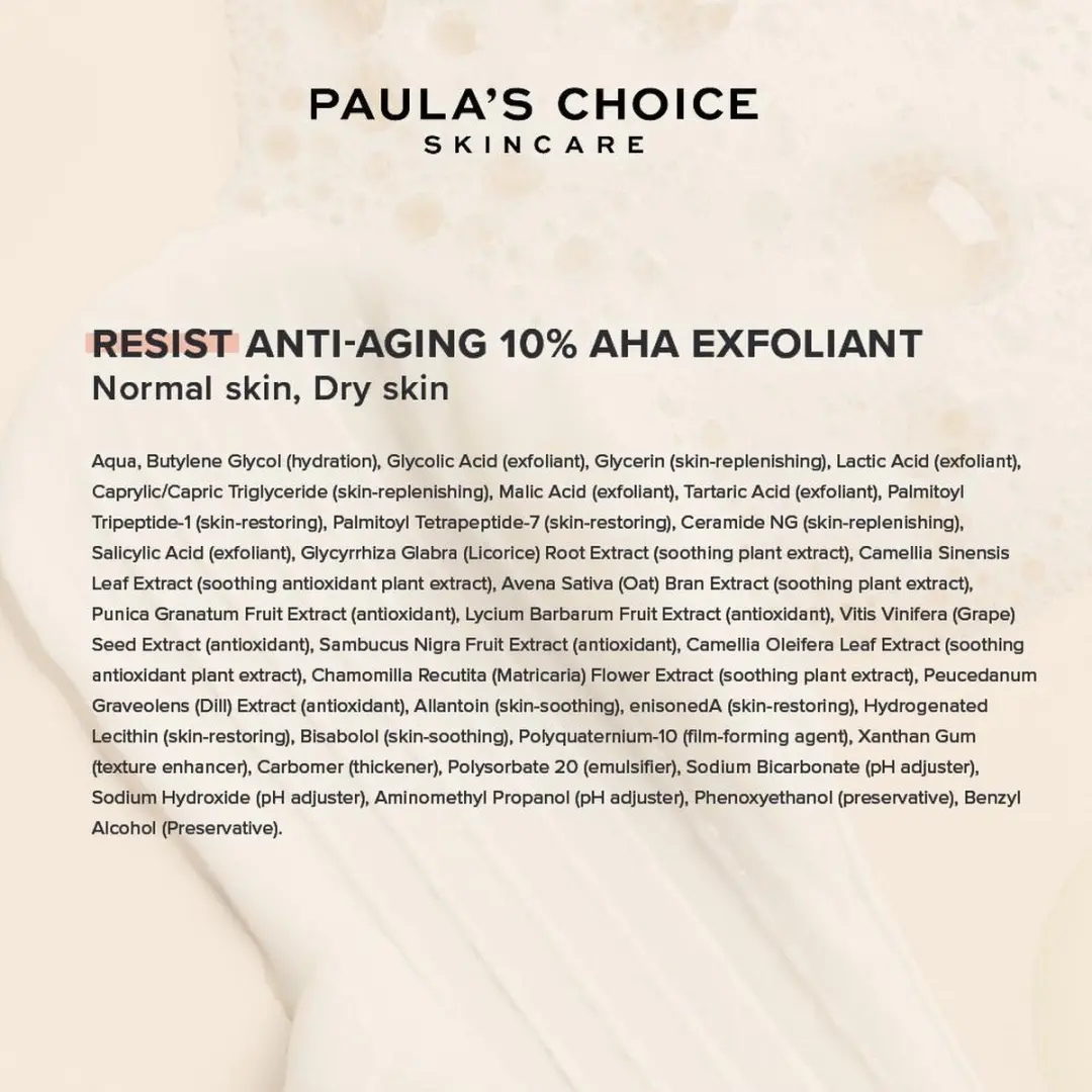 Paula's Choice RESIST Anti-Aging 10% AHA Exfoliant 30ml