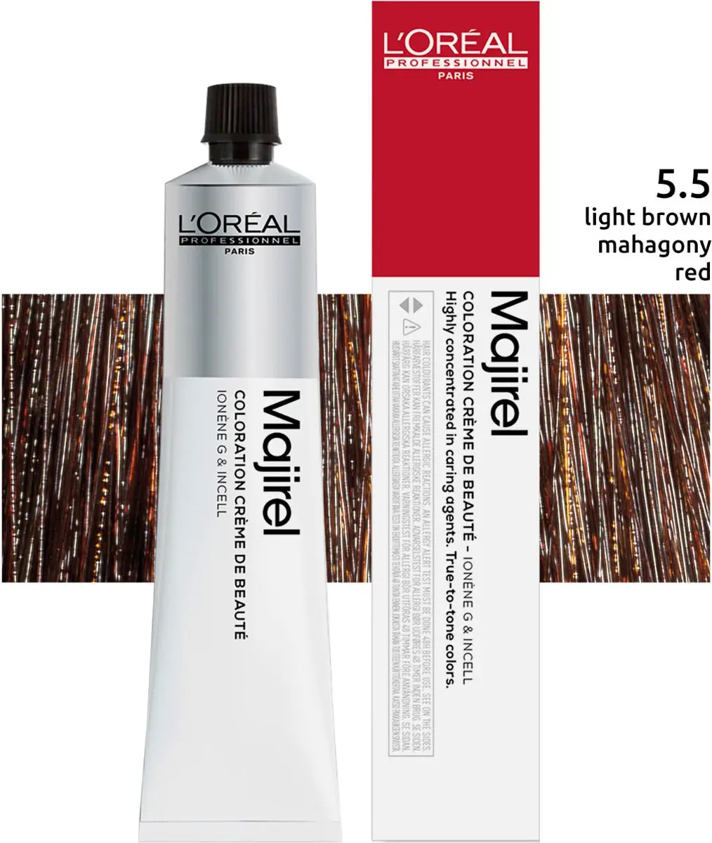 L'Oréal Professionnel Majirel Haarverf 50ml - Kleur 5.5 - afbeelding 6 van 6