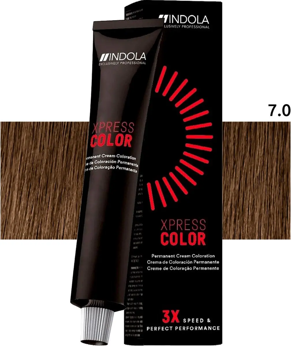 Indola Profession Permanent Caring Color 7.0 Blond - 60ml