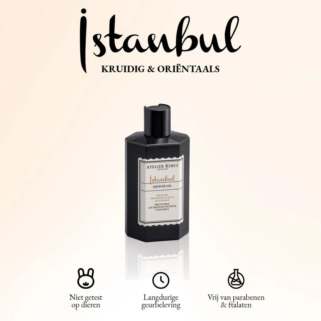 Atelier Rebul Istanbul Douchegel 400ml - Houtige & Kruidige Geur