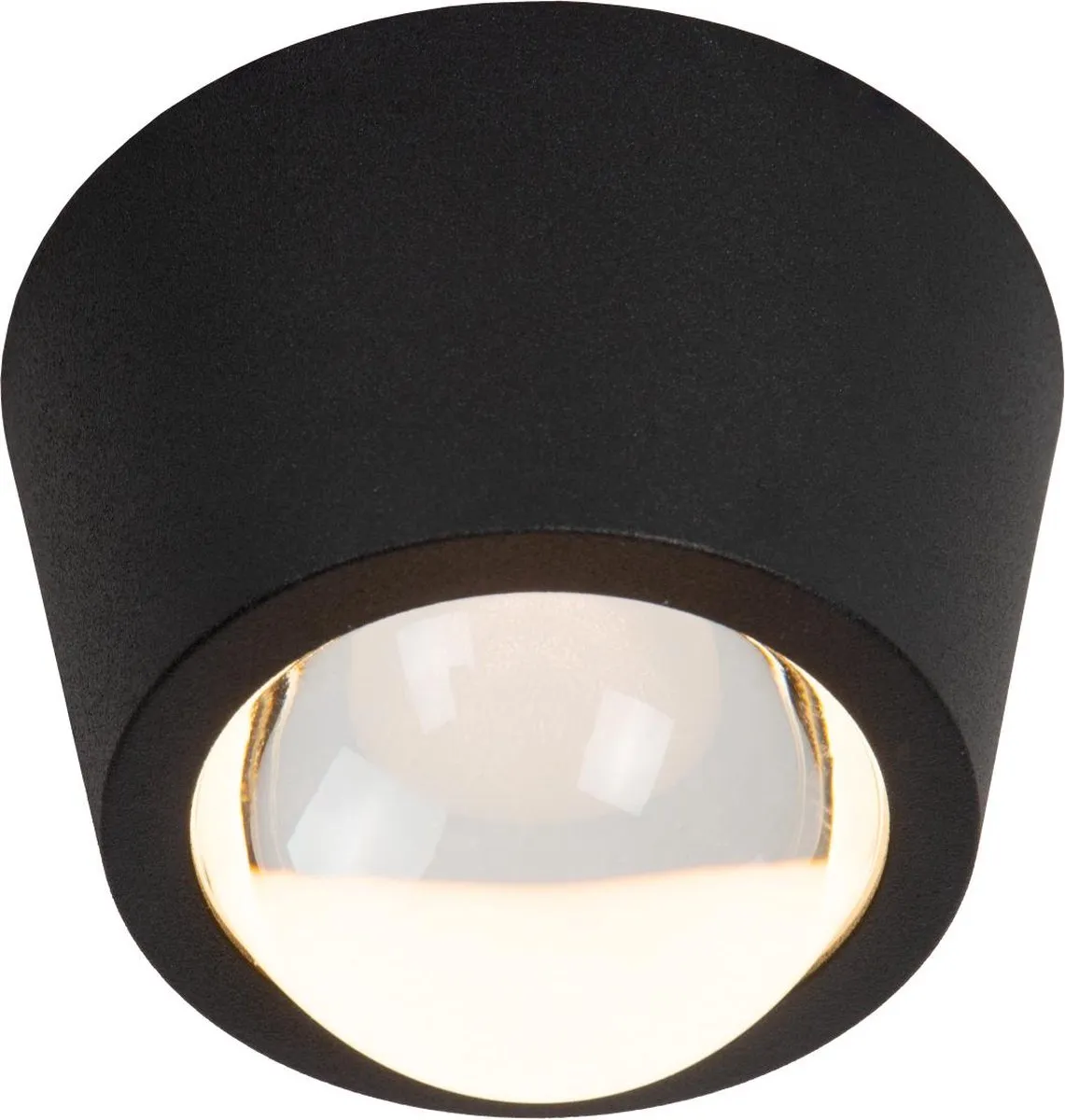 Lucide Rigon Plafondlamp Ø9cm - 6W 3000K Zwart