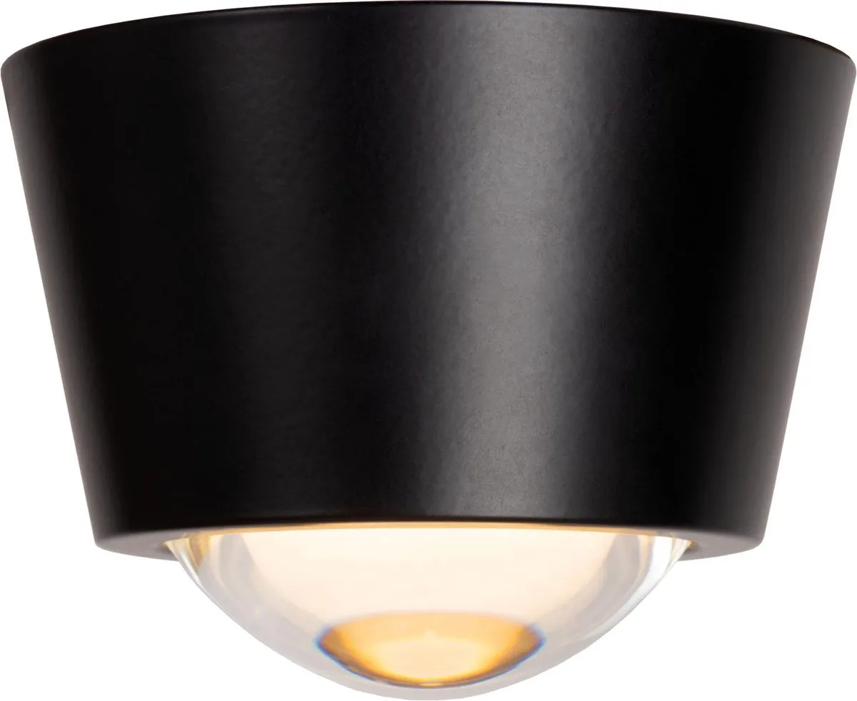 Lucide Rigon Plafondlamp Ø9cm - 6W 3000K Zwart