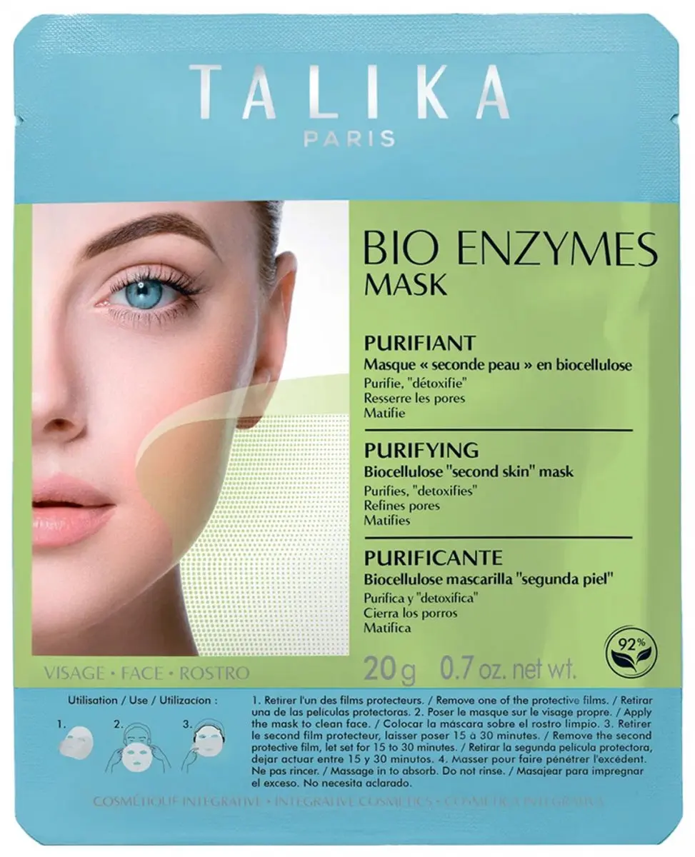 Talika Bio Enzymes Puryfing Mask - 1 Sheet - afbeelding 6 van 6