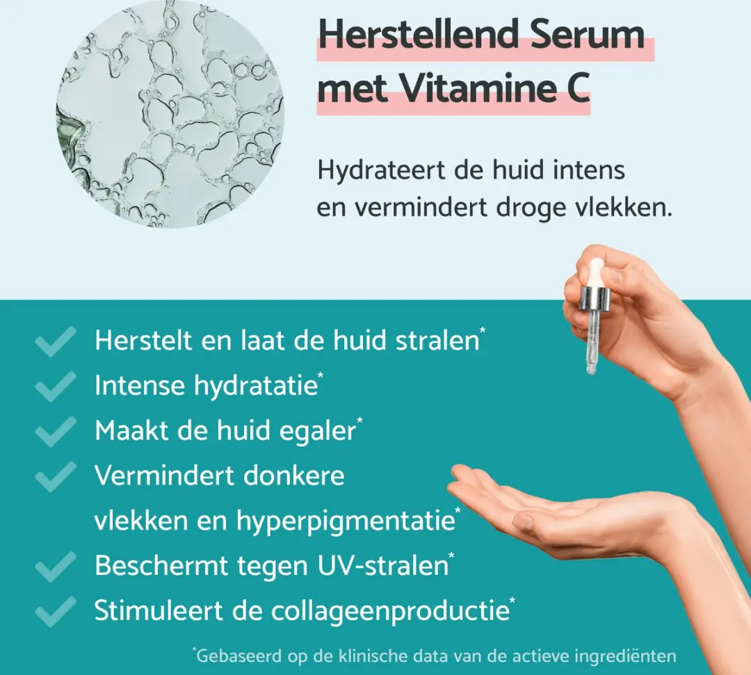 Remescar Vitamine C Serum 30ml - Hyaluronzuur & Microbiome Technologie