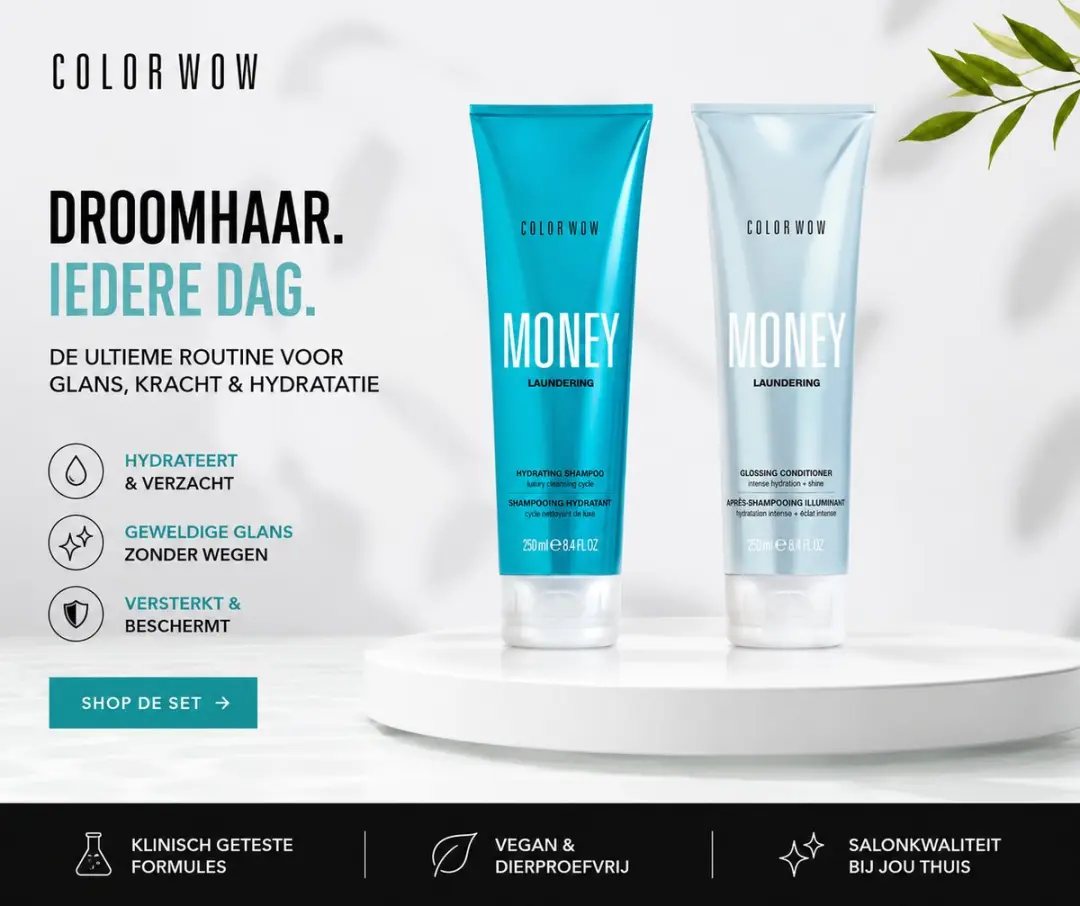Color Wow Duo Money Laundering Hydraterende Shampoo & Glossing Conditioner 250ml