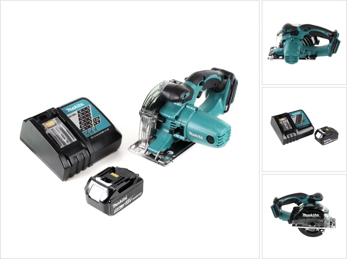 Makita DCS552RT1 18V Accu Handcirkelzaag 136mm