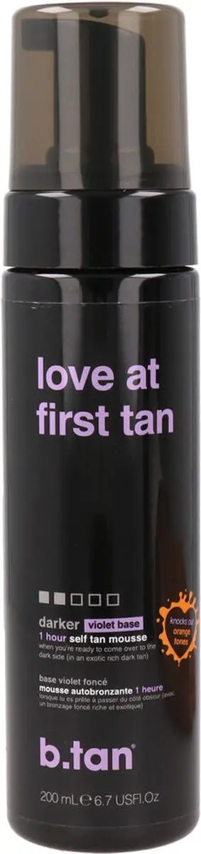 b.tan Zelfbruiningsmousse 200ml - Donker