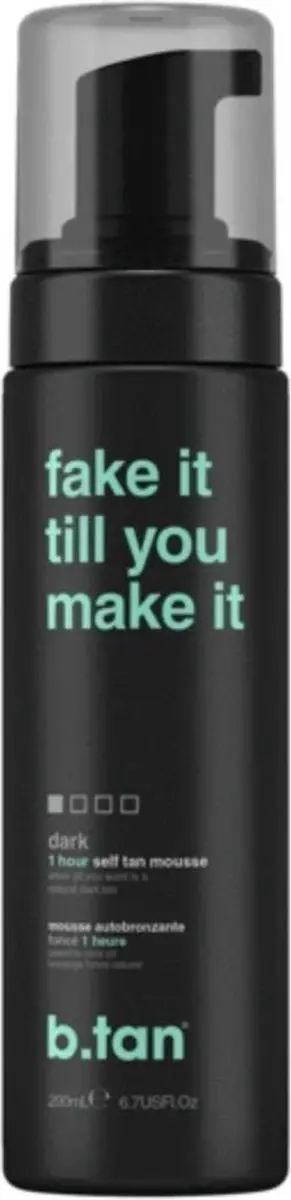 b.tan Zelfbruiningsmousse 200ml - Donker