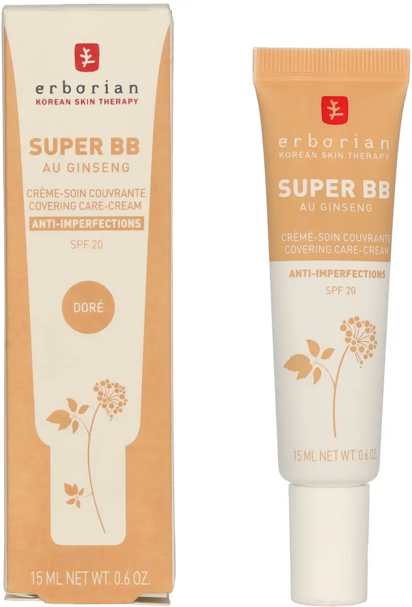 Erborian Super BB Doré BB-Crème 15ml - Lichte huidskleur - afbeelding 6 van 6